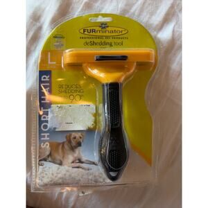Furminator deshedding tool for short hair large dogs